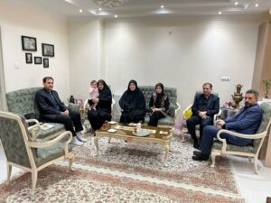 «دیدار معاون تعاون بنیاد شهید با خانواده شهدای اقتدار هم‌زمان با سالروز شهادت حضرت فاطمه (س)»