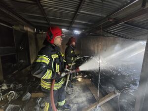 مدیرعامل آتش‌نشانی آمل: از سرایت آتش به مخازن آمونیاک در کاله جلوگیری شد