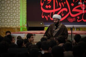 عزاداری نوجوانان شمال تهران برای شهادت حضرت زینب(س)