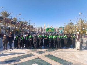 اعزام کاروان ۴۰ نفره همسران معظم شهدا از ایلام به کربلا