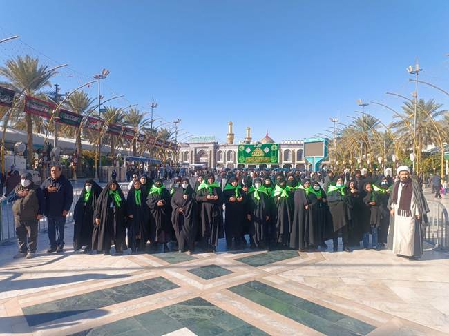 اعزام کاروان ۴۰ نفره همسران معظم شهدا از ایلام به کربلا