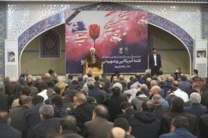 مراسم چهلم شهدای فتنه اخیر با حضور مسئولان و مردم کرمانشاه برگزار شد