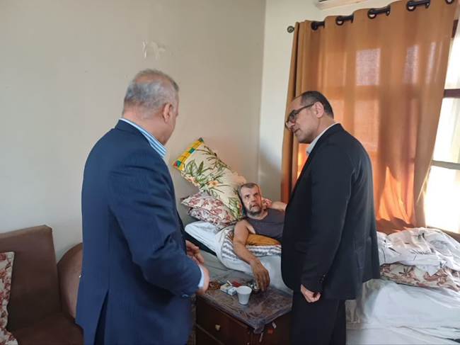 عیادت و دیدار مدیرکل بنیاد شهید مازندران با جانبازان سرافراز استان