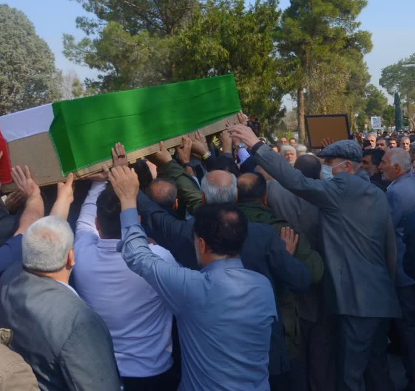 تشییع و تدفین مادر جاویدالاثر سردار احمد متوسلیان با حضور مسئولان و مردم تهران