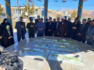 ادای احترام رئیس سازمان بازرسی کل کشور به شهدای گمنام تیران