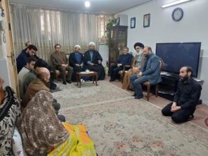 دیدار نماینده ولی‌فقیه در البرز با خانواده شهدای جنگ دوازده‌روزه و ترور کرج