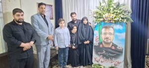 دیدار مدیرکل بنیاد شهید خوزستان با خانواده‌های معظم شهدا