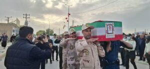 تشییع حماسی پیکر شهید مدافع وطن ایمان مقامی‌خواه در شهرستان گتوند