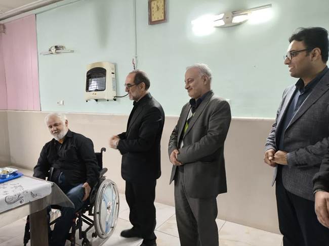 بازدید مدیرکل بنیاد مازندران از مرکز توانبخشی و دیدار با جانبازان نخاعی