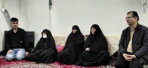 دیدار رئیس قرارگاه جنگ رمضان با خانواده شهیدان مولایی و رجبی