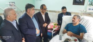 عیادت مدیرکل بنیاد استان مازندران و مدیرکل درمان و توانبخشی بنیاد از جانبازان نخاعی