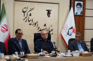 فیلم حضور رئیس جمهور در بنیاد شهید و امور ایثارگران