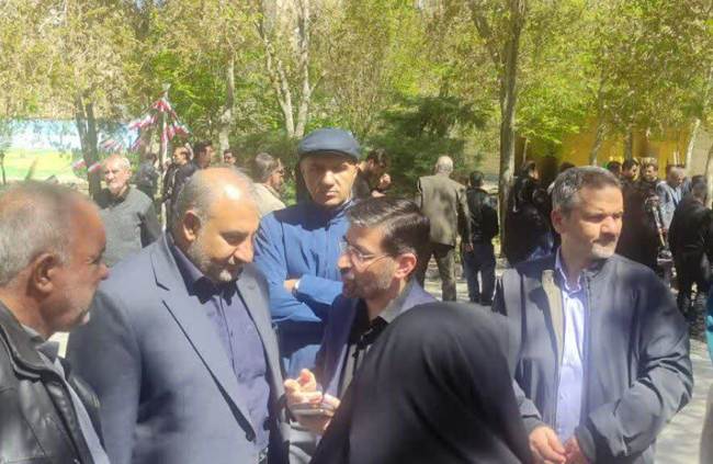 برگزاری رویداد کاشت نهال ایثار به یاد ۲۳ شهید محله معراج اصفهان، با حضور رپرست بنیادشهید و امور ایثارگران استان اصفهان