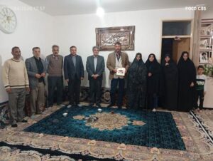 تجلیل مدیرکل بنیاد شهید و امور ایثارگران استان همدان از خانواده‌های شهیدان صمد سلطانی و امیرحسین رضاقی در شهرستان درگزین