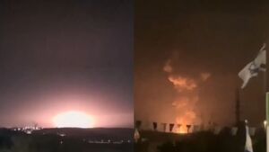 ابر قارچی صورتی بر فراز قلب موشکی رژیم صهیونی چه بود