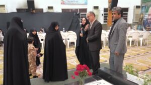 مراسم شهدای مدافع حرم خانطومان و تکریم از خانواده های معززشان در مازندران برگزار شد