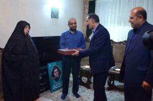 دیدار معاون رئیس‌جمهور با خانواده شهید نائینی؛ تجلیل از مقام مجاهد عرصه تبیین و روایتگری