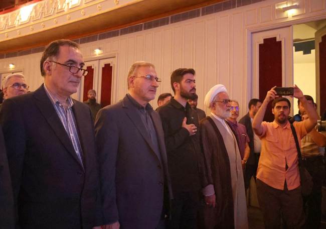 برگزاری مراسم سالگرد شهادت آیت الله شهید سید ابراهیم رئیسی در تالار وحدت