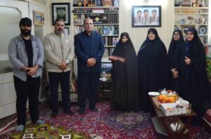 تجلیل از مادر شهیدان والامقام «خالقی‌پور» و شهید «شهبازی»
