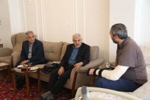 دیدار مدیرکل بنیاد شهید آذربایجان‌شرقی با دو جانباز سرافراز تبریزی