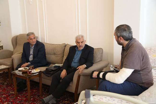 دیدار مدیرکل بنیاد شهید آذربایجان‌شرقی با دو جانباز سرافراز تبریزی