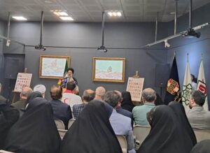 افتتاح نمایشگاه هنری «نغمه‌های بی‌صدا» در گالری فکه