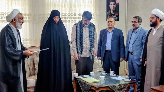 تجلیل از صبر و استقامت خانواده شهید محمدحسین سودی