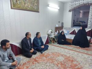 تأکید مدیرکل بنیاد شهید مازندران بر ضرورت تکریم خانواده‌های شهدا در دیدارهای مردمی بابل