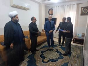 دیدار مدیرکل بنیاد شهید مازندران و مدیرکل بازرسی با خانواده شهید «سیدمحمدیاسین عبدی» در پاشاکلا