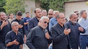 تشییع پیکر پدر شهید مرتضی رستمی نیمچاهی در مازندران