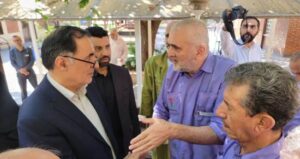 رئیس بنیاد شهید و امور ایثارگران از بیمارستان میلاد شهریار