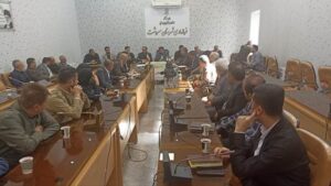برگزاری جلسه هماهنگی و برنامه‌ ریزی برنامه‌های ۷ تیر، سالروز بمباران شیمیایی سردشت