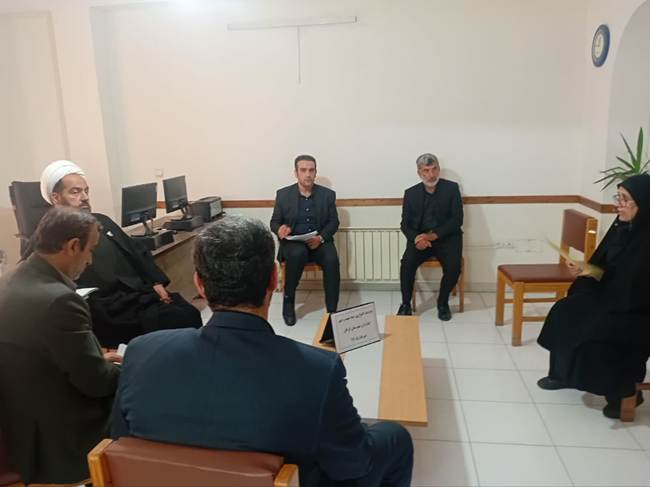 بازدید نظارتی مدیرکل بنیاد شهید استان گلستان از بنیاد شهرستان گرگان