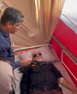 نجات فوری جانباز ۷۰ درصد در مراسم وداع با رهبر انقلاب توسط پایگاه سلامت خادم‌الشهدا