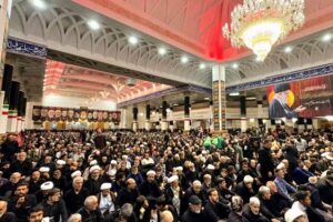 گرامیداشت یاد رهبر شهید انقلاب اسلامی در حرم حضرت معصومه (س)