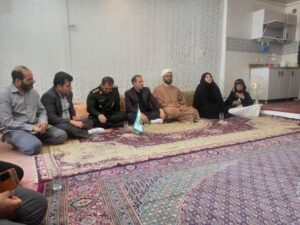 دیدار مدیرکل بنیاد شهید کردستان با خانواده‌های شهدای دهگلان؛ تأکید بر پیگیری مطالبات