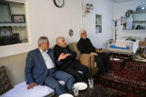 عیادت مدیرکل بنیاد شهید آذربایجان شرقی از مادر شهید «احد سلوب»