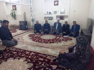 دیدار با خانواده شهید والامقام محمدحسن احمدلو؛ تکریم اسوه‌های صبر و ایثار در ابهر