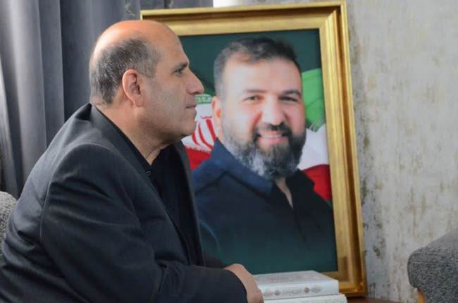 دیدار مدیرکل بنیاد شهید و امور ایثارگران تهران با خانواده شهید یدالله مجتبایی