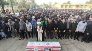 برگزاری مراسم تشییع و تدفین پیکر مطهر شهید والامقام مهندس شاهین لطف‌آذر