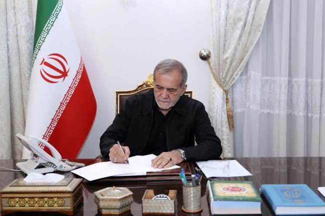 تسلیت دکتر پزشکیان درگذشت مادر بزرگوار شهیدان والامقام آل‌آدمی