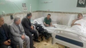 دیدار مدیرکل بنیاد شهید مازندران با فرزند شهید کلیج و جانبازان نخاعی ساری