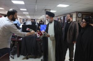 تقدیر نماینده ولی‌فقیه در بنیاد شهید از خبرنگاران خبرگزاری فارس