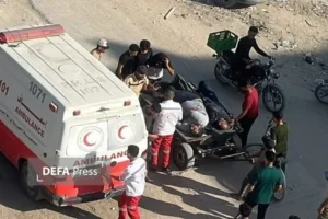 حمله رژیم صهیونیستی به یک خبرنگار فلسطینی در غزه