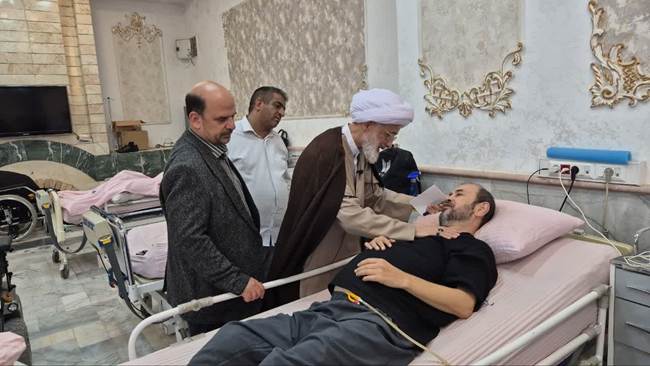 تجلیل از صبر و ایستادگی جانبازان ۷۰ درصد نخاعی در آسایشگاه امام خمینی(ره) مشهد