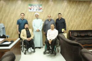 دیپلماسی ورزشی در قم؛ تحکیم پیوند دو ملت ایران و عراق در دیدار ورزشکاران جانباز