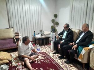 عیادت مدیرکل بنیاد شهید مازندران از دو جانباز سرافراز در قائمشهر