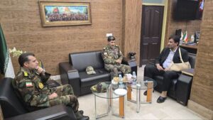 دیدار فرمانده لشکر ۹۲ زرهی با مدیرکل بنیاد شهید و امور ایثارگران خوزستان
