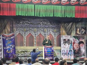 دیدار سردار بیانی با خانواده شهید دهقانی و جانباز موسی بهزادی در ممسنی