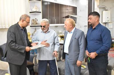 تجلیل از صبر و ایثار؛ دیدار مدیرکل بنیاد شهید لرستان با جانباز ۷۰ درصد «رحیم صارمی‌نژاد»